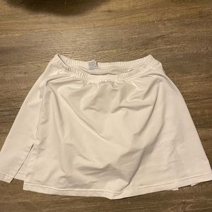 White athletic skirt
